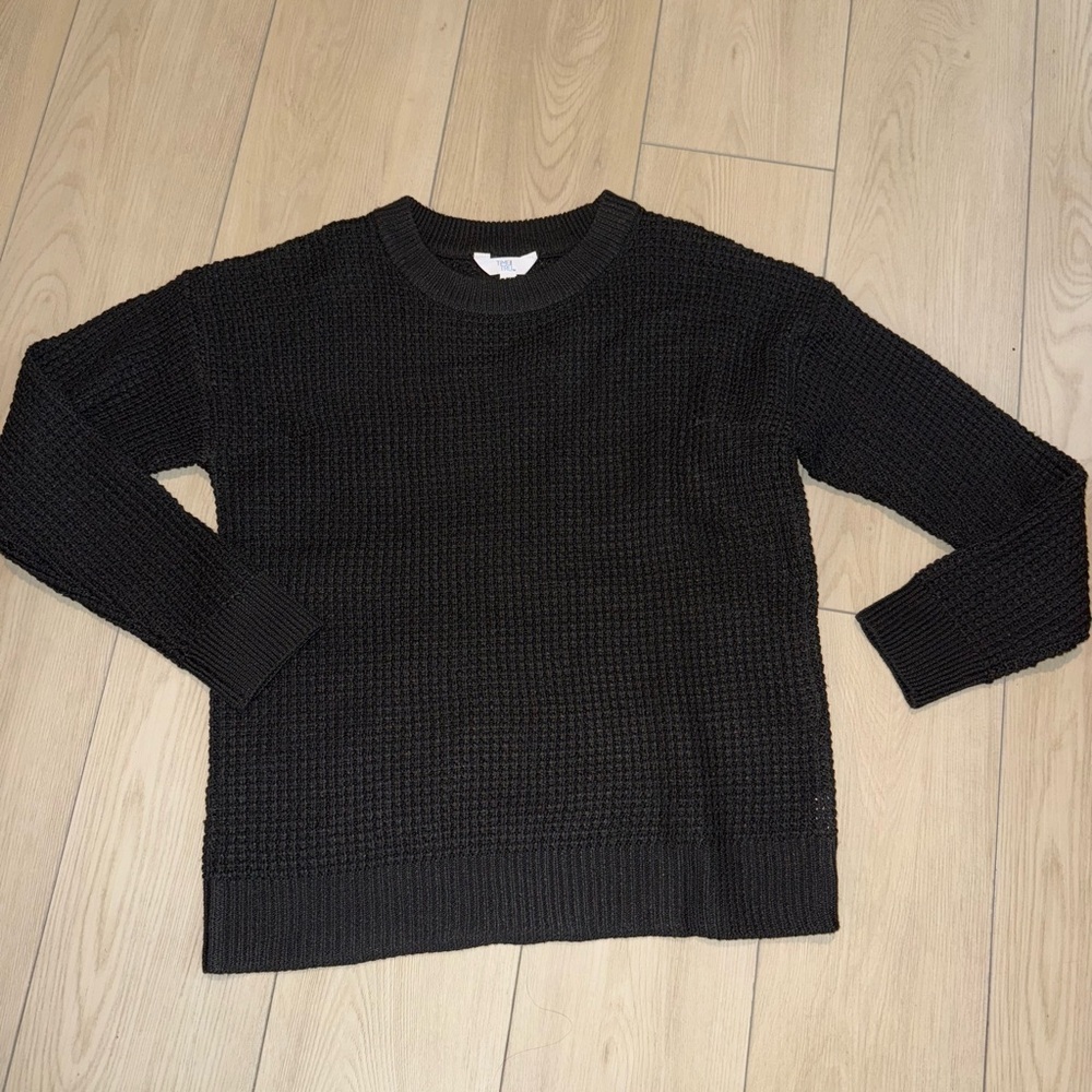 Time and Tru Women’s Medium Black Knit Sweater NWT